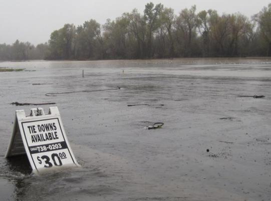 Corona Airport Flood 2010